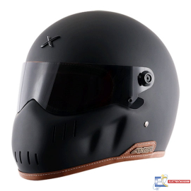 Casque Axor Retro Rogue NOIR Matt -XL