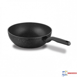 Poêle Ornella WOK - KORKMAZ - 28 cm - Noir A1119