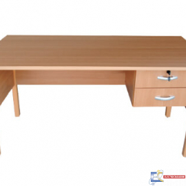 Bureau SOTUFAB CLASSIQUE + 2 TIROIRS - BS0119 L : 140cm H : 75 cm P : 70 cm