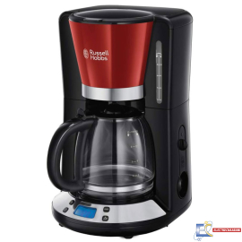 Cafetière RUSSEL HOBBS 24031-56 Colours plus - 1.25 Litre  - Rouge