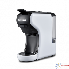 Machine à Café Expresso 2 en 1 TECHWOOD NESPRESSO & DOLCE GUSTO TCA-191N 1450W - Blanc