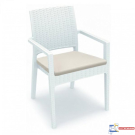 CHAISE LA MARQUISE SOTUFAB - CHT060-01 - BLANC