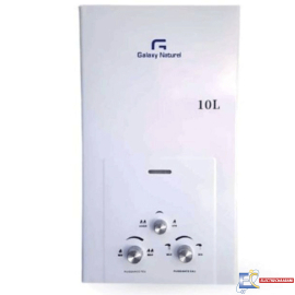 Chauffe Bain Galaxy Naturel à Gaz Naturel 10L - Gaz Bouteille - Blanc