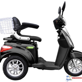 scooter Tricycle ZIMOTA Electrique THREE - Noir