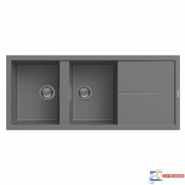 Evier Graniteck Focus - FILO 116G - Gris