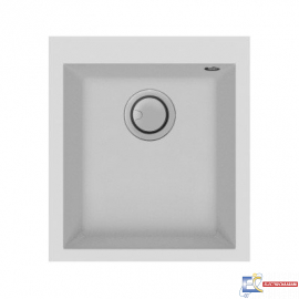 ÉVIER GRANITECK FOCUS QUADRA 40W BLANC