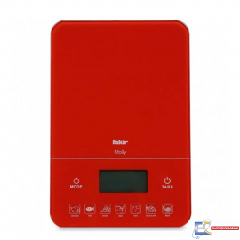 Balance De Cuisine FAKIR Molly 10kg - Rouge