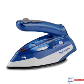 Fer a Vapeur DE VOYAGE TECHWOOD Poignée pliable - Bleu