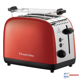 GRILLE PAIN RUSSELL HOBBS 26554-56 COLOR PLUS - 2 fentes - 1600W - Rouge