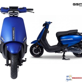 Scooter TENNIS 125cc Bleu – Style Rétro & Équipements High-Tech
