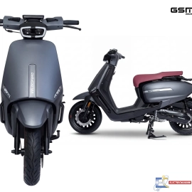 Scooter TENNIS 125cc Gris – Style Rétro & Équipements High-Tech
