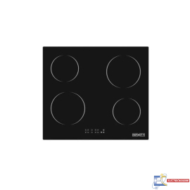 Plaque de Cuisson Encastrable Electrique INFINITY T60401 BL Vitrocéramique - 4 Feux