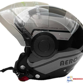 CASQUE AEROSTAR DEMI PULSE D3 XL - NOIR / GRIS