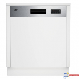 Lave Vaisselle Semi Encastrable BEKO BDSN153E3X 13 Couverts - Inox