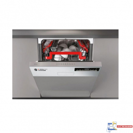Lave Vaisselle HOOVER semi encastrable 16 couverts Inox - HDSN-2D620PX