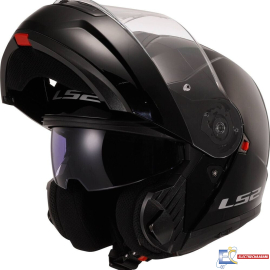 Casque LS2 STROBE II Solid Gloss Black