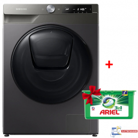 Lave Linge Samsung Lavante-Séchante ADDWASH 10.5KG Wifi - Noir - WD10T654DBN + Ariel 3in1 pods détergent alpine