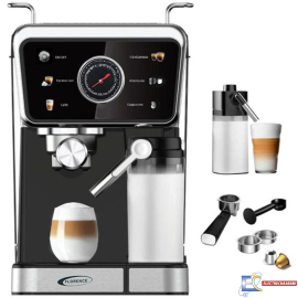 Machine à Café Espresso Florence HK-457 1350W - Noir
