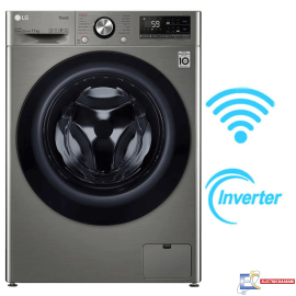 Lave Linge Frontale LG F4Y5EYGYPV Smart Inverter 11Kg Silver