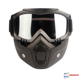 Masque moto - transparent