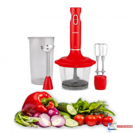 Mixeur Multifonction 3EN1 NEWSTAR MIXP05 1700W - Rouge - MIXP05 R