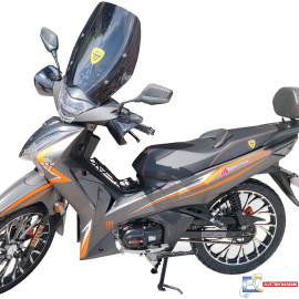 MOTOCYCLE BBM MEGATRON 125CC GRIS MATTE / ORANGE