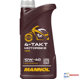 Huile MANNOL 4T 10W40 7812 JASO MA/MA2 ESTER TECHNOLOGY - 1L