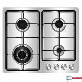 Plaque de cuisson encastrable à gaz Vermax / 4 Feux / 60 cm / Inox