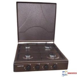 Réchaud a Gaz Auxstar 4 foyers - O-400G - Gris