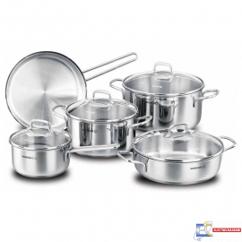 Set De Cuisine Perla Cookware 9 Pièces KORKMAZ (A1609)