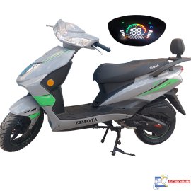 Scooter ZIMOTA SINUS X 124cc - GRIS-VERT