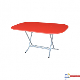 Table Pliante SOTUFAB Ovale 146*94 cm PVC Rouge - TC00011RG