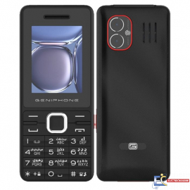 Téléphone Portable GENIPHONE A33 - Noir&Rouge