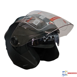 CASQUE MODEL JET TNN NOIR MATTE  - L
