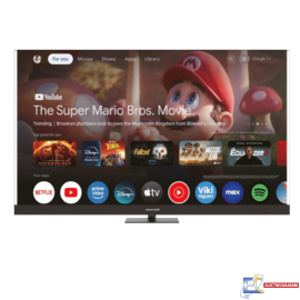 Téléviseur MAXWELL 65" MAX-Q65MG60 QLed 4K Smart Google Tv avec Recepteur Integre - Noir
