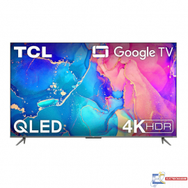 Téléviseur TCL C635 55" 4K QLED Google TV & Game Master Pro Noir - 55C635