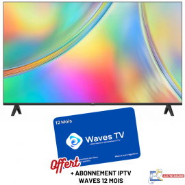 Téléviseur LED TCL 40S5400A Full HD HDR 40"  Smart TV - Android + ABONNEMENT IPTV WAVES 12 MOIS Offert