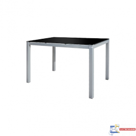 Table SOTUFAB SERENA Top En Verre  120 x 80 Noir - TC0058VNR-BC