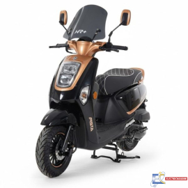 SCOOTER PISTA HR+ 110CC - NOIR/MARRON ( CARTE GRISE)