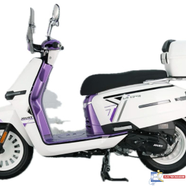 SCOOTER LA VITA 125CC injection - BLANC/VIOLET