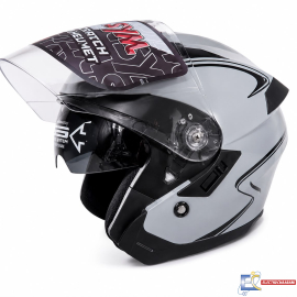 Casque sym GRIS BRILLANT - XL