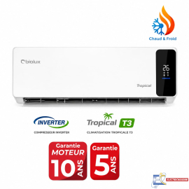 Climatiseur BIOLUX 18000 BTU  Inverter Chaud/Froid Tropical T3  - Garantie 10 Ans