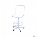 CHAISE LABORATOIRE A HAUTEUR VARIABLE AVEC ROULETTES LABO001