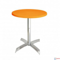 Table Ø60cm WERZALIT SOCLE X ALU TBIS109