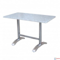 Table 120x80cm WERZALIT SOCLE ALU TC0062