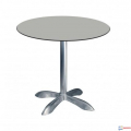 Table Ø70cm COMPACT SOCLE 4 PIEDS ALU  TBIS099