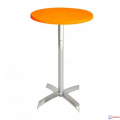 Table Ø60cm WERZALIT SOCLE X ALU TPIZ045