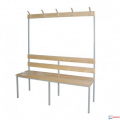 BANC VESTAIRE + PORTE MANTEAU  EM07