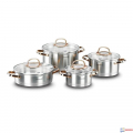 SET DE 8 PIÈCES KORKMAZ ROSANNA A1040 INOX