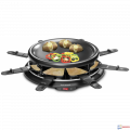 Raclette grill 8 personnes + crêpière Techwood TRA-88